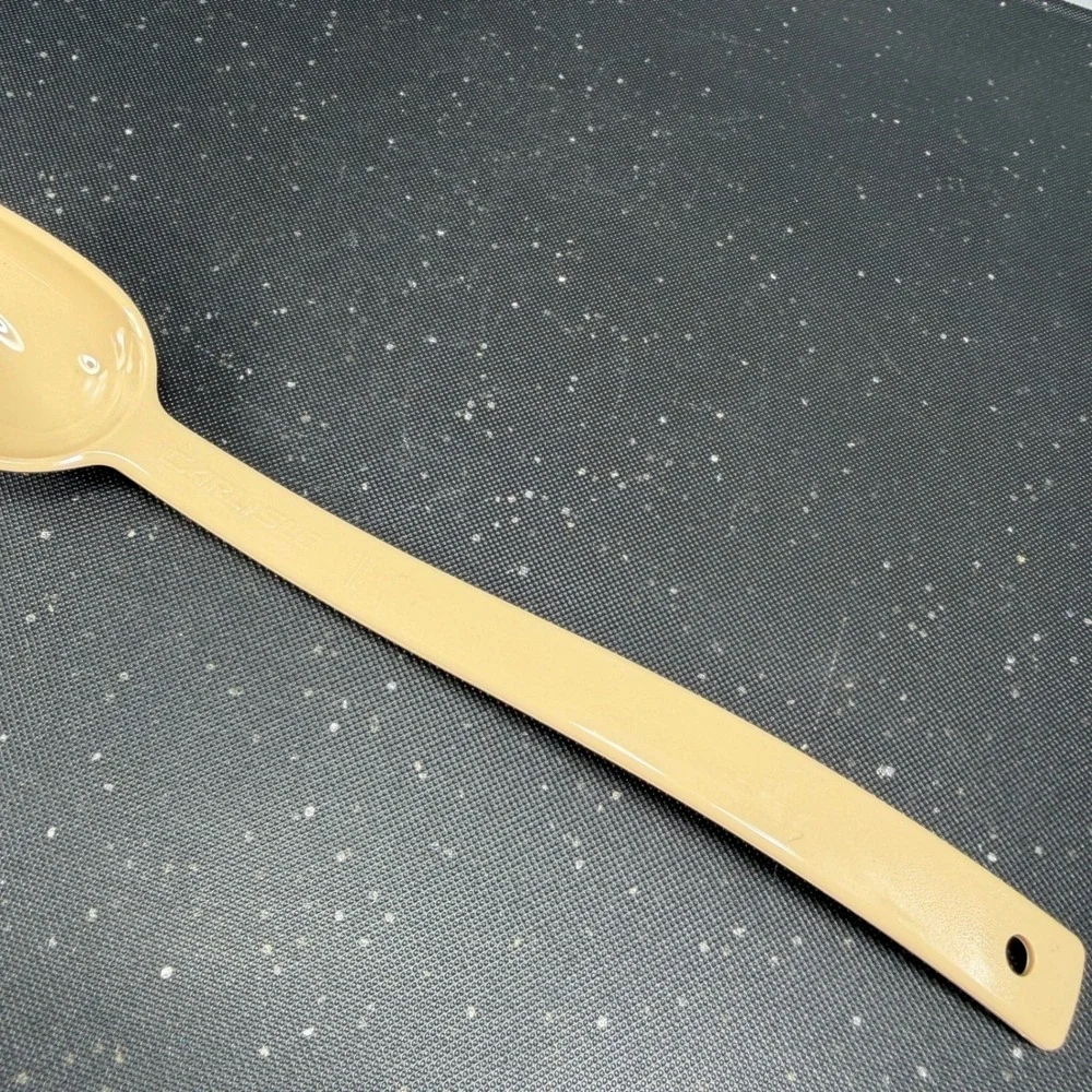 Carlisle 10inch Tan Salad Bar Serving Spoons 3/4 oz Portion Control Set of 4